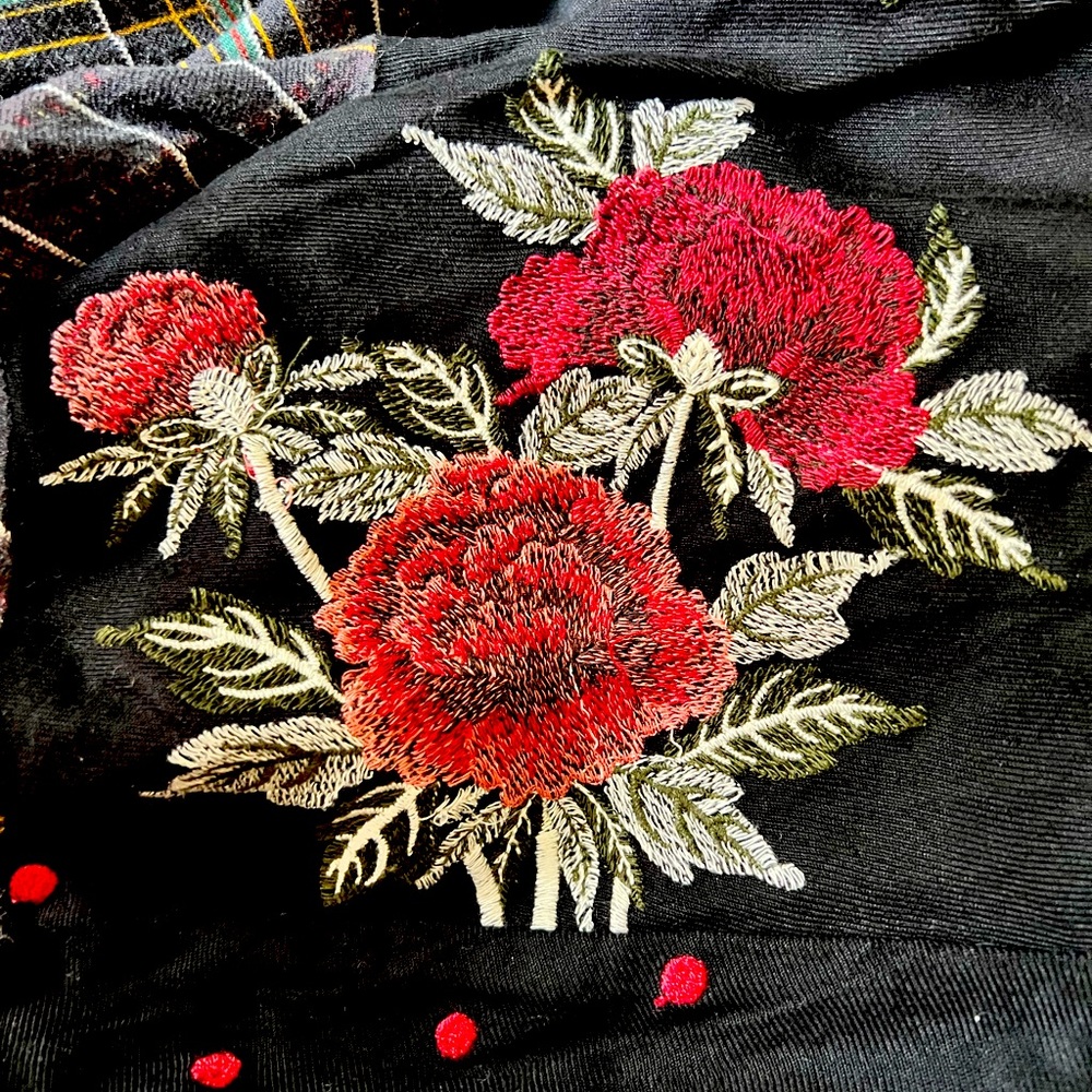 Maeve Embroidery Patchwork Dress